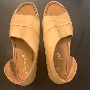 Free people... leather shoes size 8.5